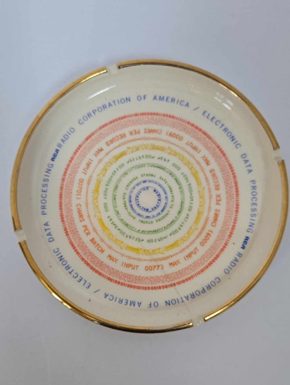 RCA Vintage Electronic Data Processing Decorative Ashtray Martin Meyers Company